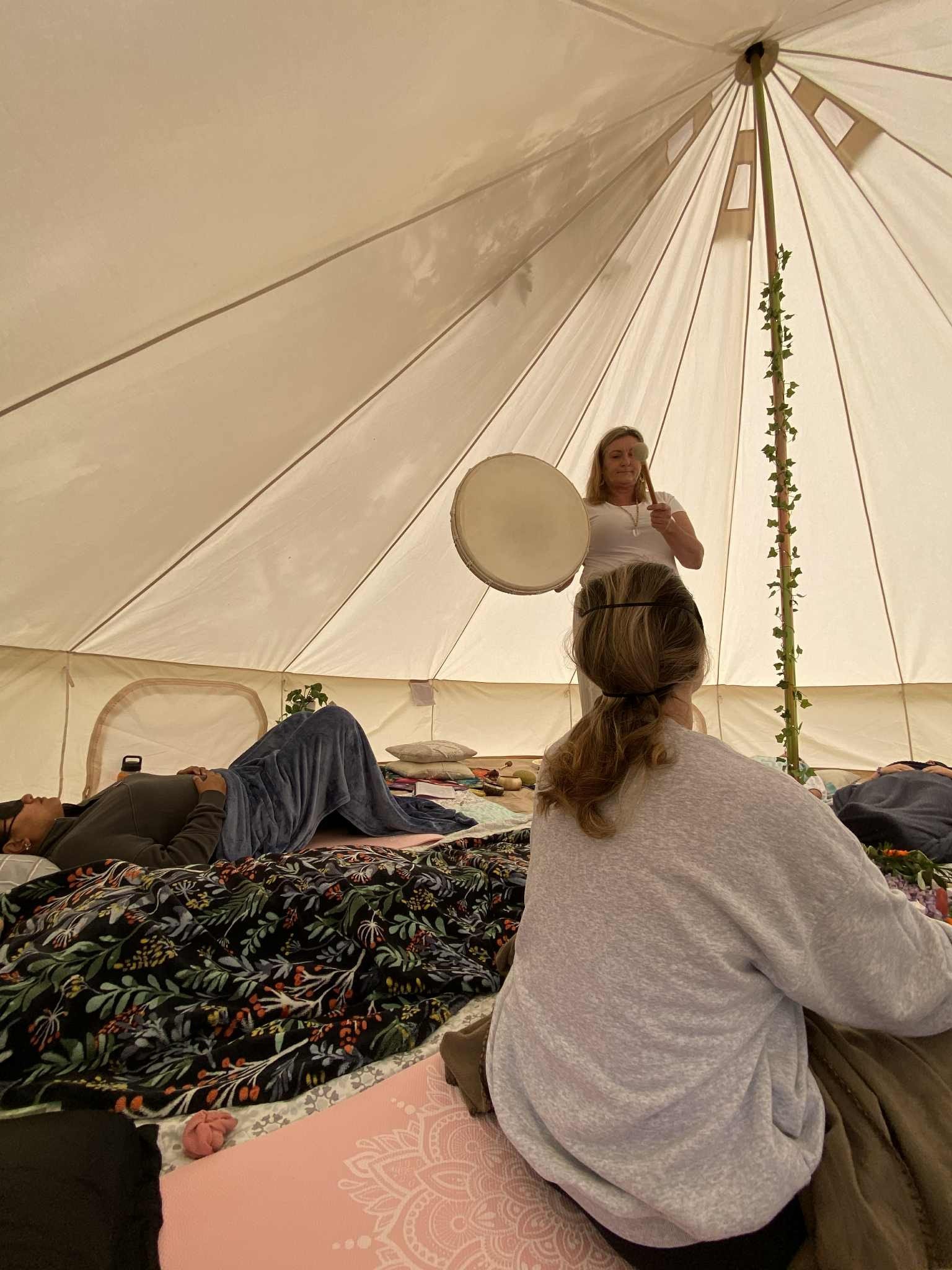 Healing space and wellness activities