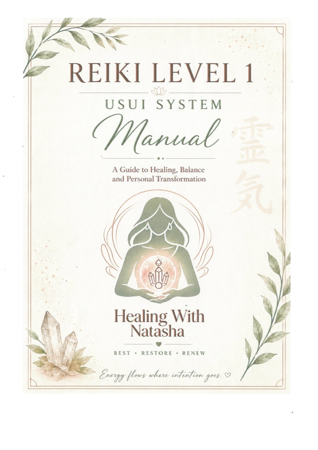 Course Reiki 1 Harvey